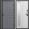 Входная дверь Termo-Door Квантум Грей - Зеркало Люмис Белый Софт