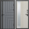 Входная дверь Termo-Door Квантум Грей - Зеркало Люмис Соновая Кость
