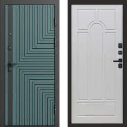 Входная дверь Termo-Door Квантум velutto verde - Арка лиственница