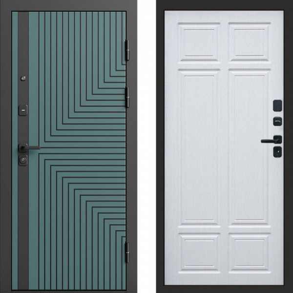 Входная дверь Termo-Door Квантум velutto verde - Без серии Лиственница премиум