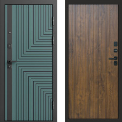 Входная дверь Termo-Door Квантум velutto verde - Flat Дуб