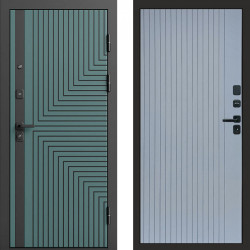 Входная дверь Termo-Door Квантум velutto verde - Flat Grey софт