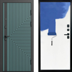 Входная дверь Termo-Door Квантум velutto verde - Гладкая Панель Под Покраску Под покраску (грунт)