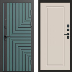 Входная дверь Termo-Door Квантум velutto verde - Гранд Слоновая кость