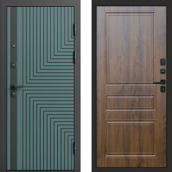 Входная дверь Termo-Door Квантум velutto verde - Классика дуб