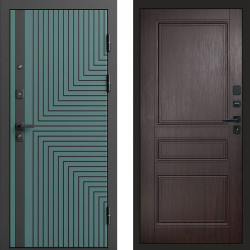 Входная дверь Termo-Door Квантум velutto verde - Классика венге