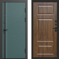 Входная дверь Termo-Door Квантум velutto verde - Лион Дуб