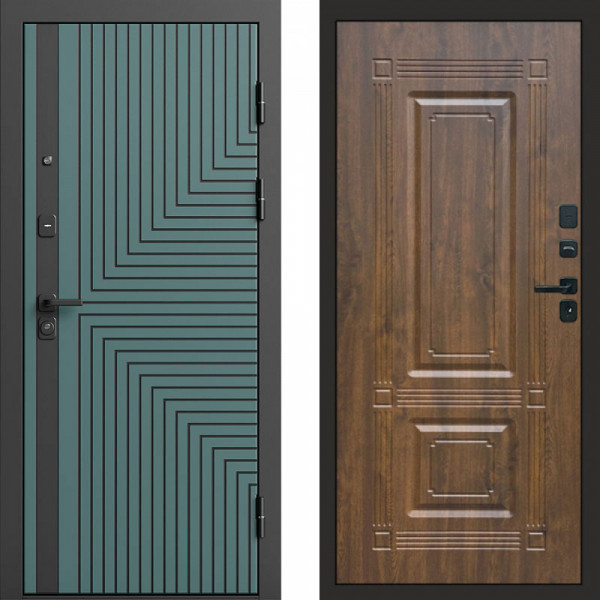 Входная дверь Termo-Door Квантум velutto verde - Мадрид Дуб
