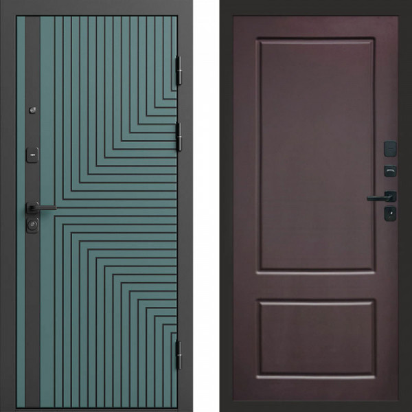 Входная дверь Termo-Door Квантум velutto verde - Марсель Шоколад