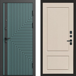 Входная дверь Termo-Door Квантум velutto verde - Марсель Слоновая кость