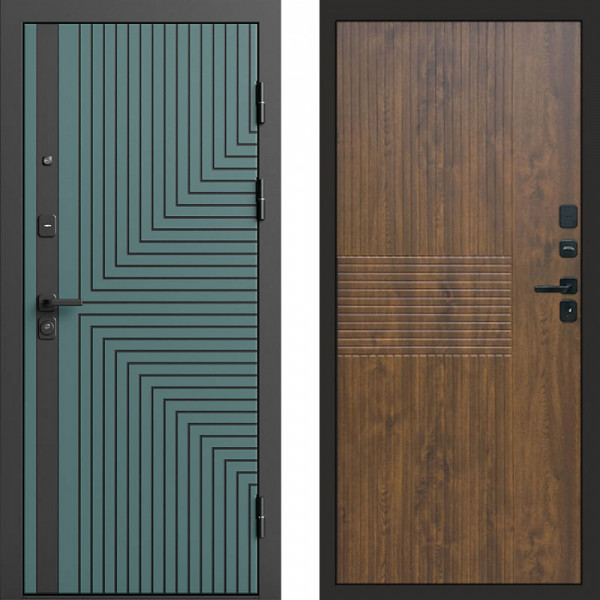 Входная дверь Termo-Door Квантум velutto verde - Мастино Дуб