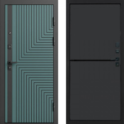 Входная дверь Termo-Door Квантум velutto verde - Нео Графит