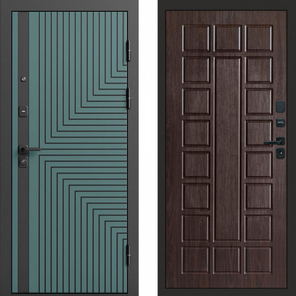 Входная дверь Termo-Door Квантум velutto verde - Престиж венге