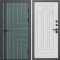 Входная дверь Termo-Door Квантум Велютто Верде - Арка белое дерево