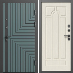 Входная дверь Termo-Door Квантум Велютто Верде - Арка лиственница