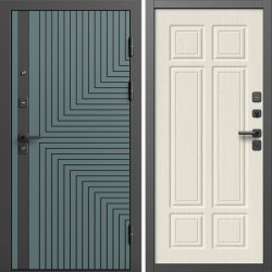 Входная дверь Termo-Door Квантум Велютто Верде - Без серии Лиственница премиум