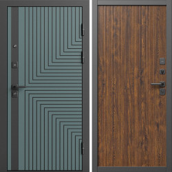 Входная дверь Termo-Door Квантум Велютто Верде - Флэт Дуб