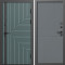 Входная дверь Termo-Door Квантум Велютто Верде - Горизонт Grey софт