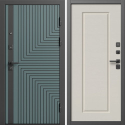 Входная дверь Termo-Door Квантум Велютто Верде - Гранд Слоновая кость