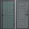 Входная дверь Termo-Door Квантум Велютто Верде - Лион Grey софт