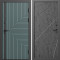 Входная дверь Termo-Door Квантум Велютто Верде - Лучи бетон темный