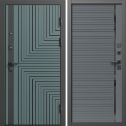 Входная дверь Termo-Door Квантум Велютто Верде - Порте Grey софт