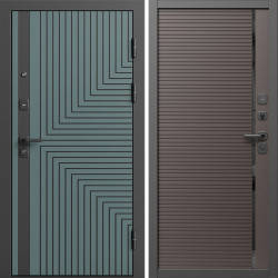 Входная дверь Termo-Door Квантум Велютто Верде - Порте Шоколад