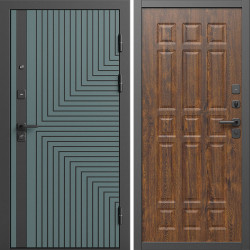 Входная дверь Termo-Door Квантум Велютто Верде - Спарта дуб