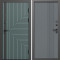 Входная дверь Termo-Door Квантум Велютто Верде - Страйп Грей Софт
