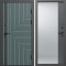 Входная дверь Termo-Door Квантум Велютто Верде - Зеркало Фацет Grey софт