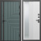 Входная дверь Termo-Door Квантум Велютто Верде - Зеркало Люмис Белый Софт