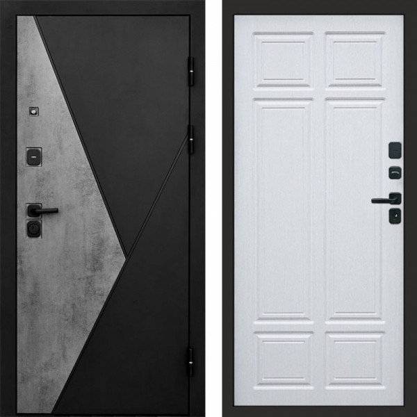 Входная дверь Termo-Door Матрикс Бетон - Без серии Лиственница премиум