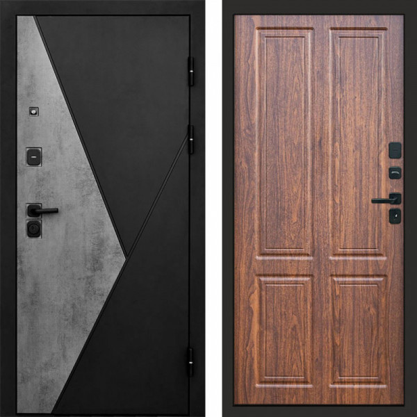 Входная дверь Termo-Door Матрикс Бетон - Без серии Орех стандарт