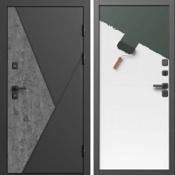Входная дверь Termo-Door Матрикс Бетон - Гладкая Панель Под Покраску (грунт)