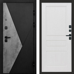Входная дверь Termo-Door Матрикс Бетон - Классика белое дерево