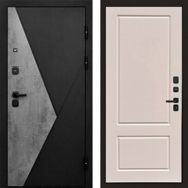 Входная дверь Termo-Door Матрикс Бетон - Марсель Слоновая кость