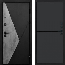 Входная дверь Termo-Door Матрикс Бетон - Нео Графит