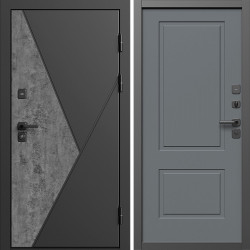 Входная дверь Termo-Door Матрикс Бетон - Нео Классика Грей Софт