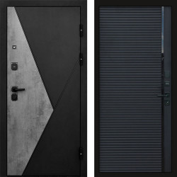 Входная дверь Termo-Door Матрикс Бетон - Porte black