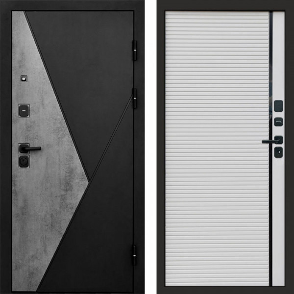 Входная дверь Termo-Door Матрикс Бетон - Porte white