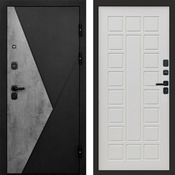 Входная дверь Termo-Door Матрикс Бетон - Престиж бежевый матовый