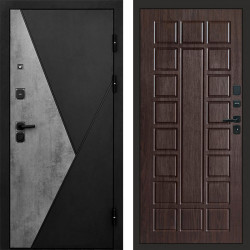 Входная дверь Termo-Door Матрикс Бетон - Престиж венге