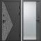 Входная дверь Termo-Door Матрикс Бетон - Зеркало Фацет Grey софт