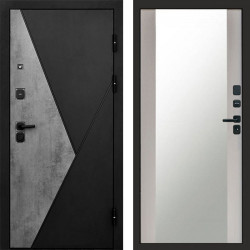 Входная дверь Termo-Door Матрикс Бетон - Зеркало лиственница
