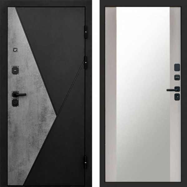 Входная дверь Termo-Door Матрикс Бетон - Зеркало лиственница