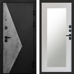 Входная дверь Termo-Door Матрикс Бетон - Зеркало Триумф лиственница