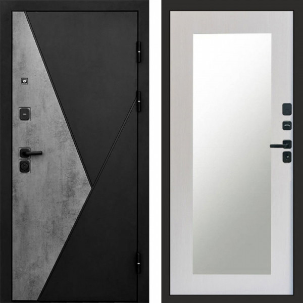 Входная дверь Termo-Door Матрикс Бетон - Зеркало Триумф лиственница