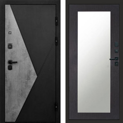 Входная дверь Termo-Door Матрикс Бетон - Зеркало Триумф венге