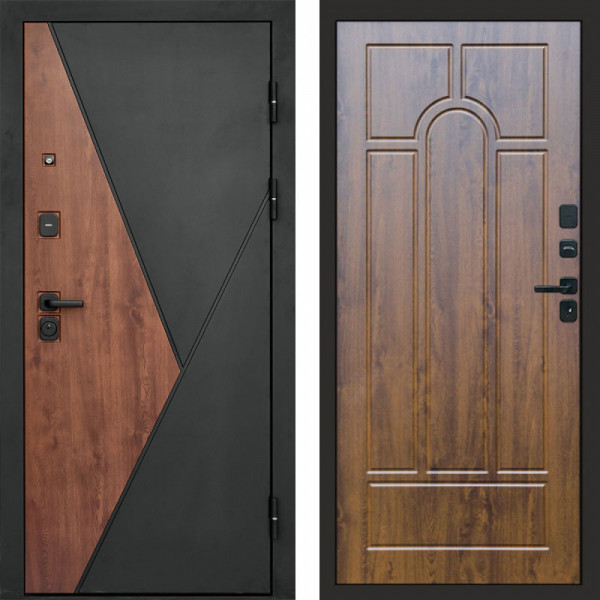 Входная дверь Termo-Door Матрикс Дуб - Арка дуб