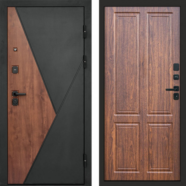 Входная дверь Termo-Door Матрикс Дуб - Без серии Орех стандарт